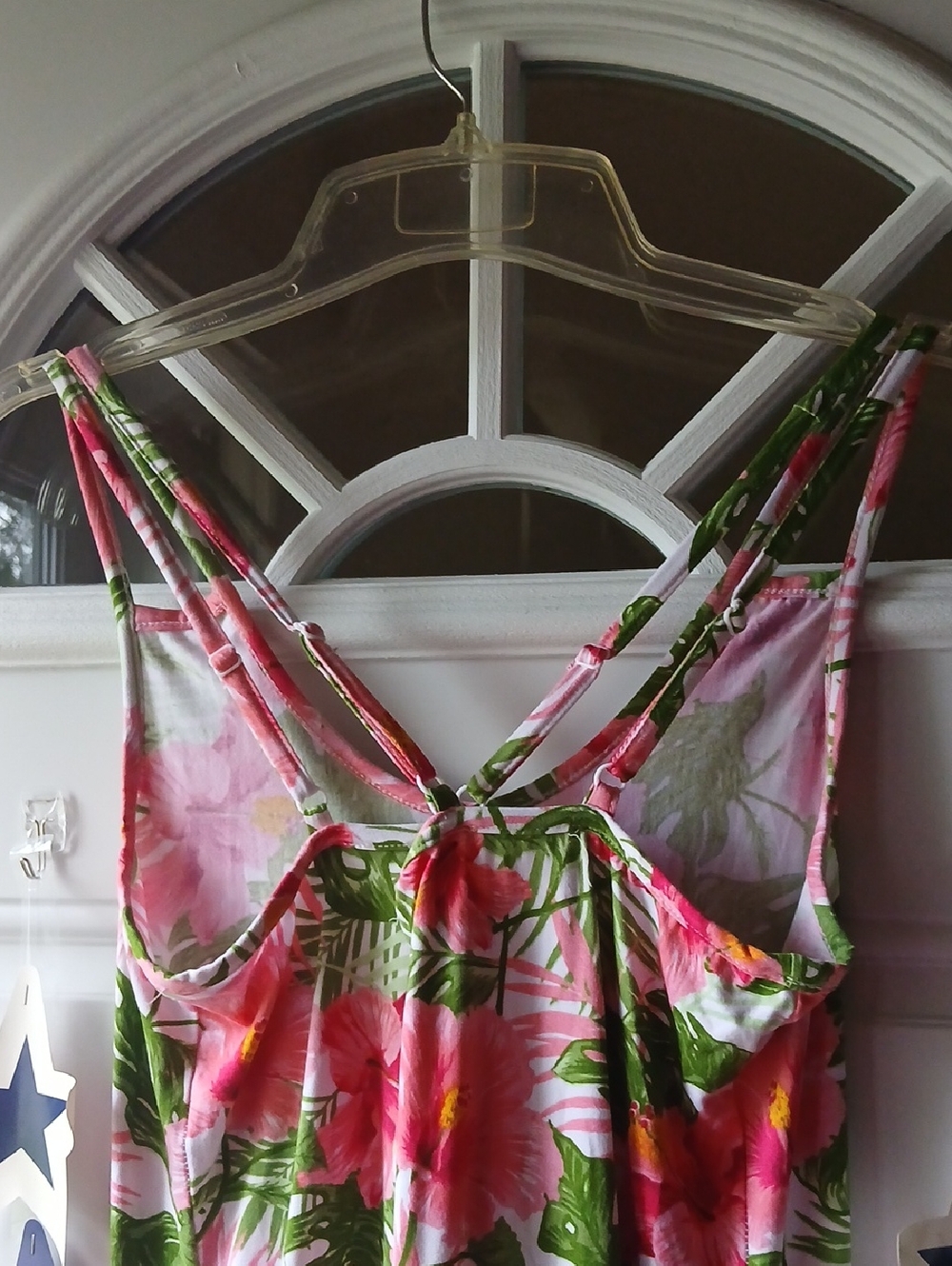 Love Pink and Green Floral Sundress - Picture 4 of 5
